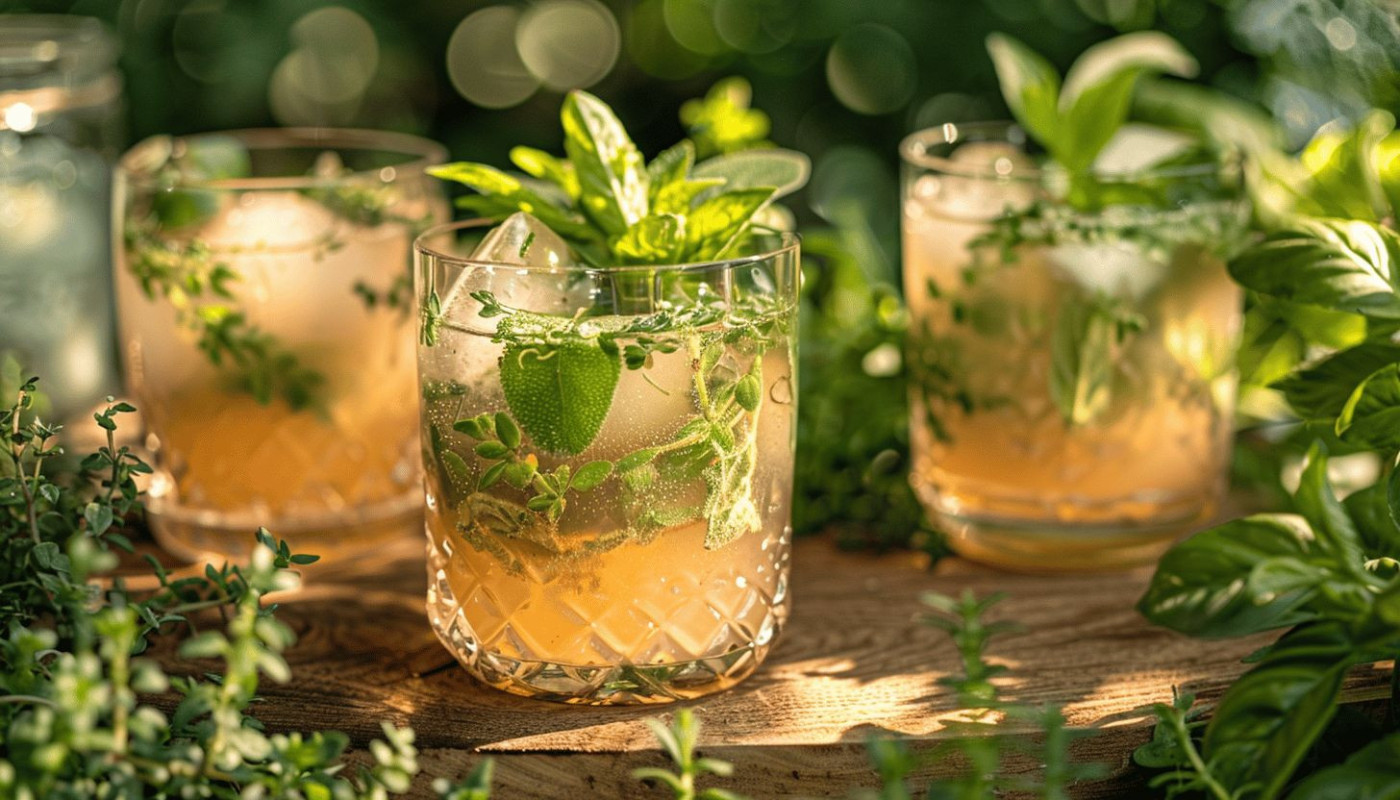 Cocktails aux herbes aromatiques fraîcheur et originalité pour vos apéritifs